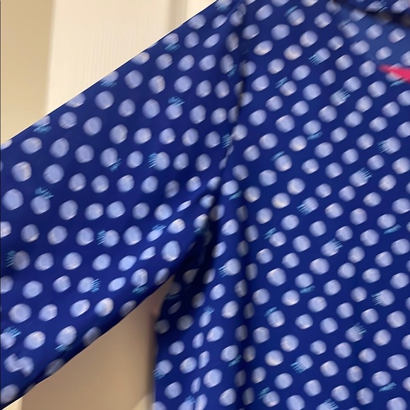 Lilly Pulitzer Blue Relaxed 3/4 Sleeve Blouse - Picture 3 of 5